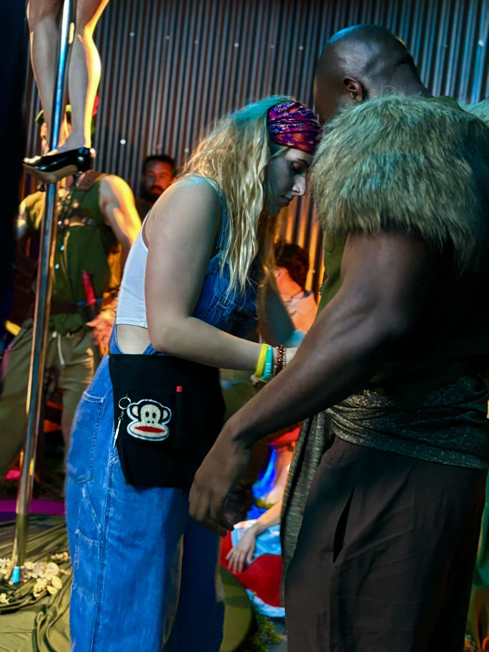 Lost Boy hands on railing