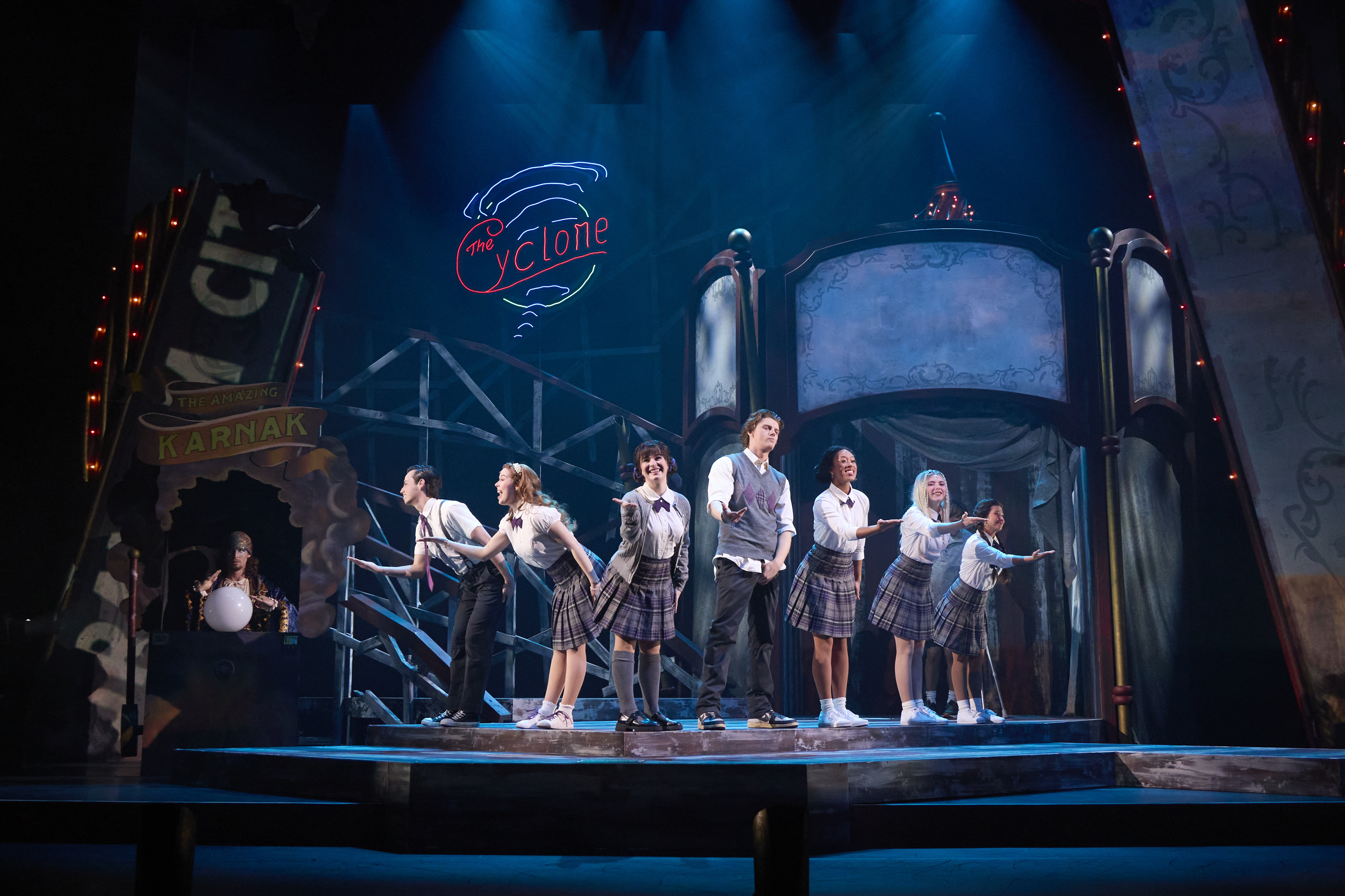 Ride The Cyclone students in uniform