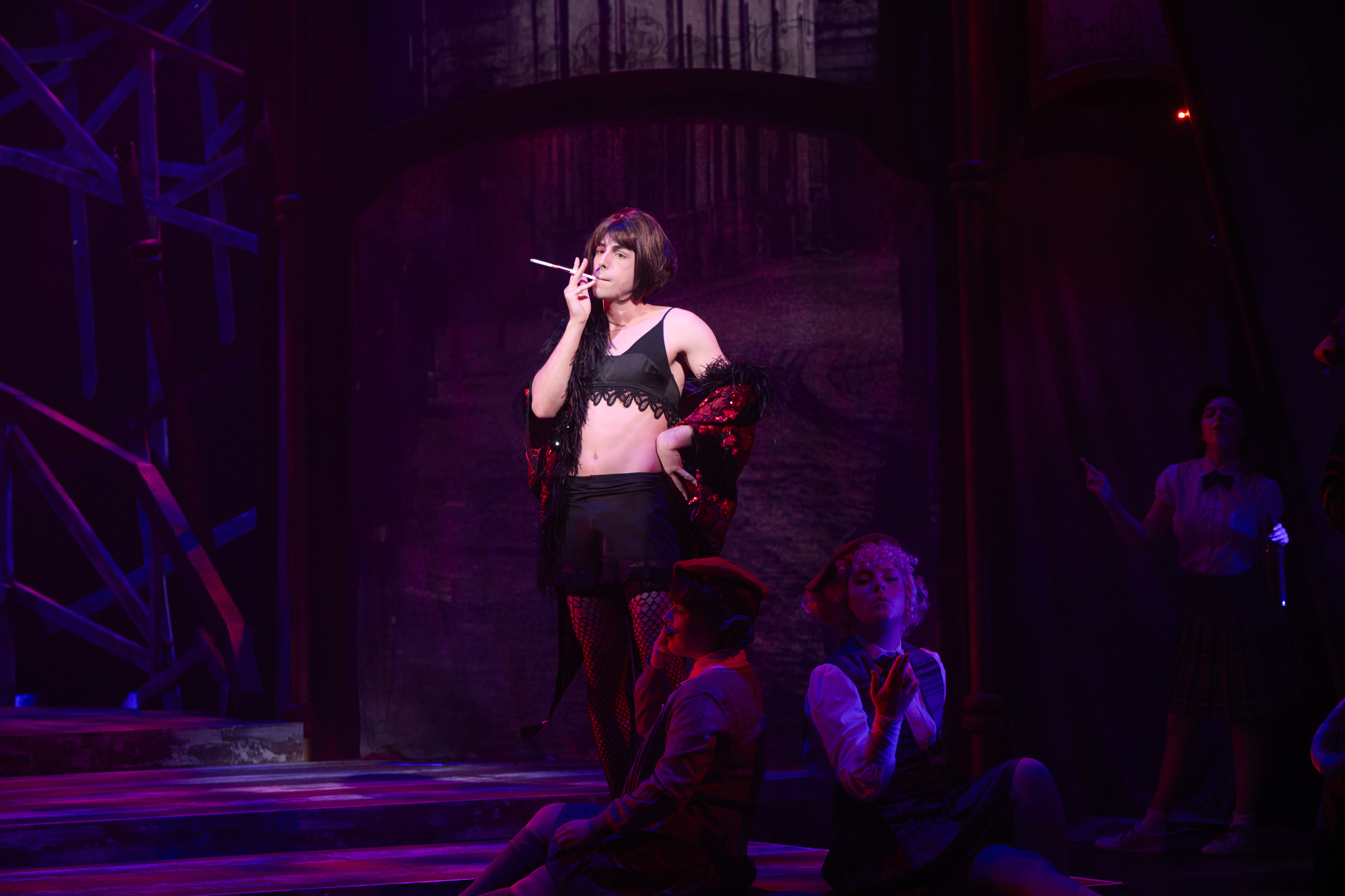 Ride The Cyclone group in teal and white