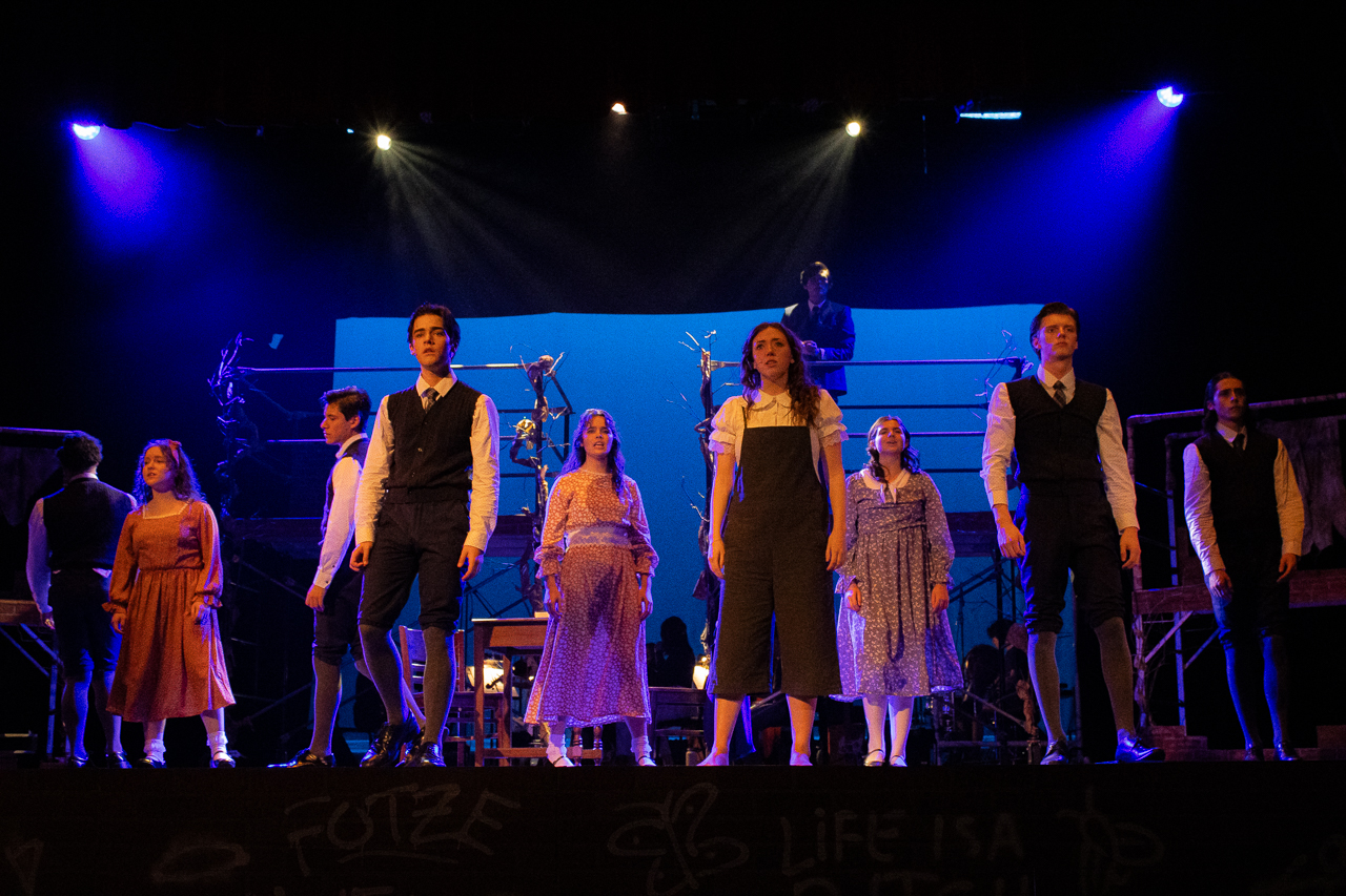 Spring Awakening purple lighting