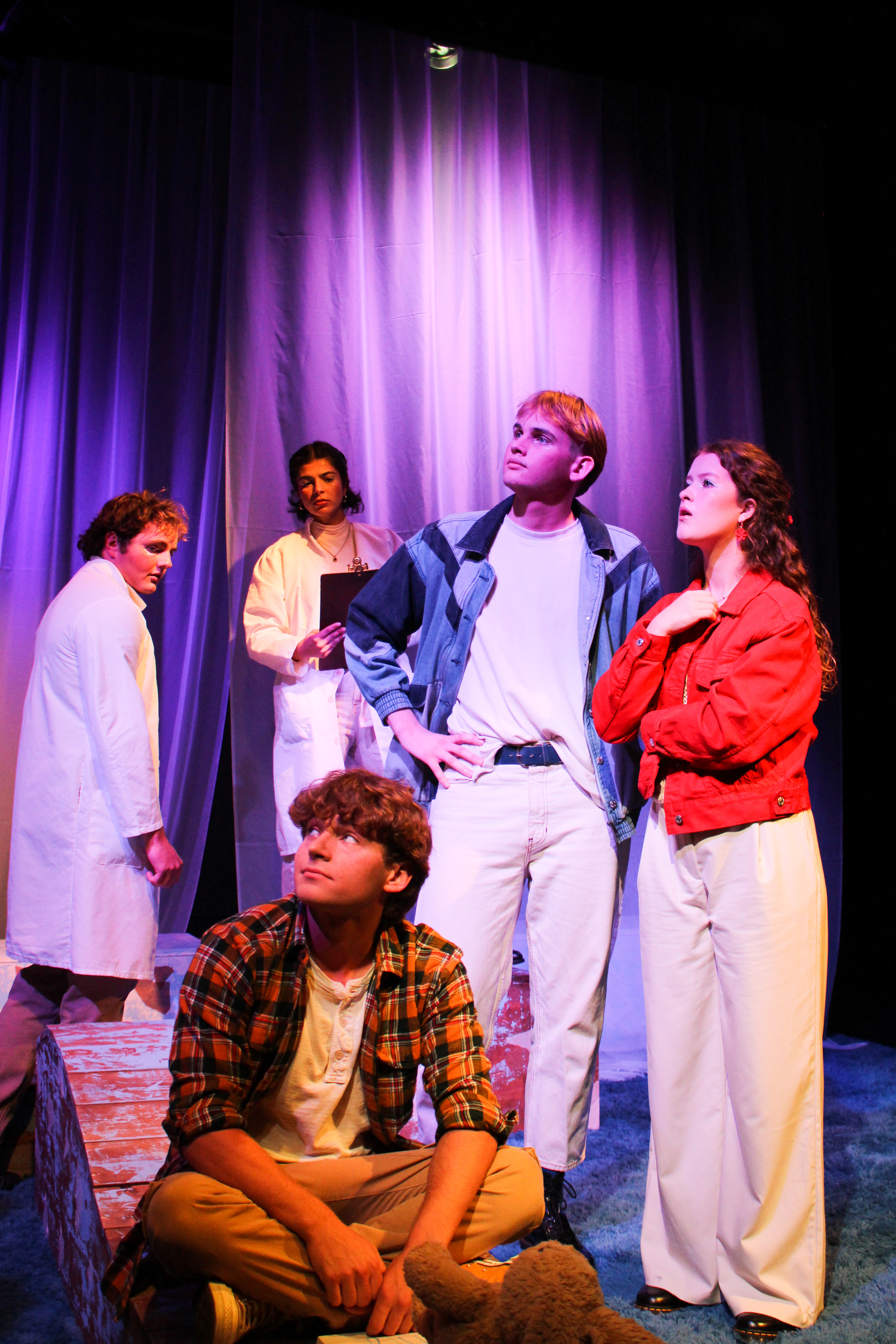 The Yellow Boat paint-inspired staging