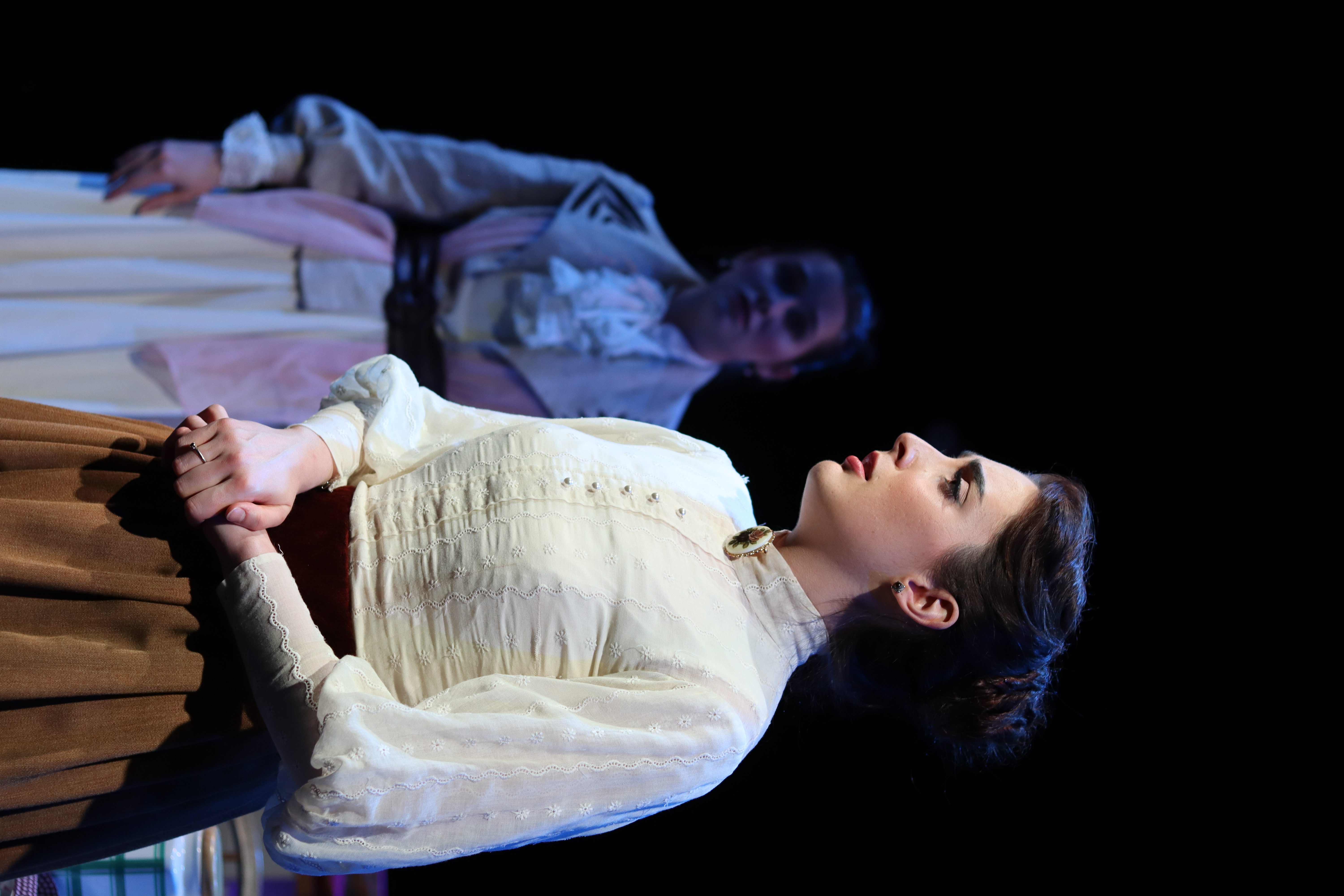 Trifles cast in barn coats